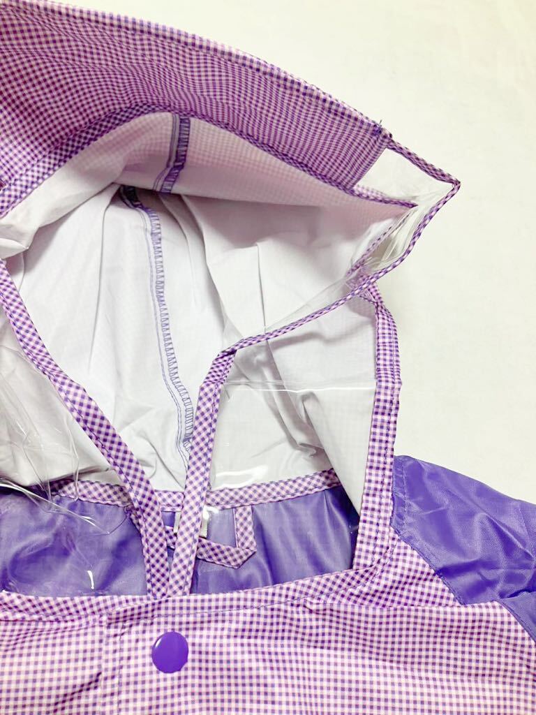  обстоятельства  есть  ... ячейка     верх  с ...  детский   дождь   пальто   размер  120  прием   мешок  идет в комплекте   фиолетовый  кузов   дождь ... ...  rain wear 