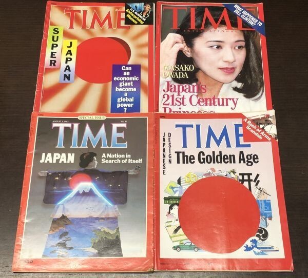 送料込! TIME タイム誌 1983 87 88 1993年 日本関連 4冊セット 希少 SUPER JAPAN THE GOLDEN AGE DESIGN JAPANESE 雅子さま 横尾忠則(Y22)の画像1