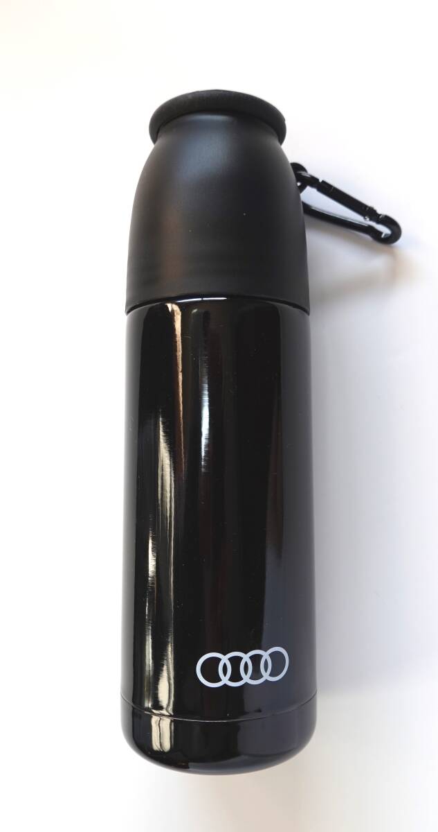 ★AUDI☆アウディ・正規ディーラー ノベルティグッズ・Camping Thermo Bottle 350ml☆新品・未使用★_画像2