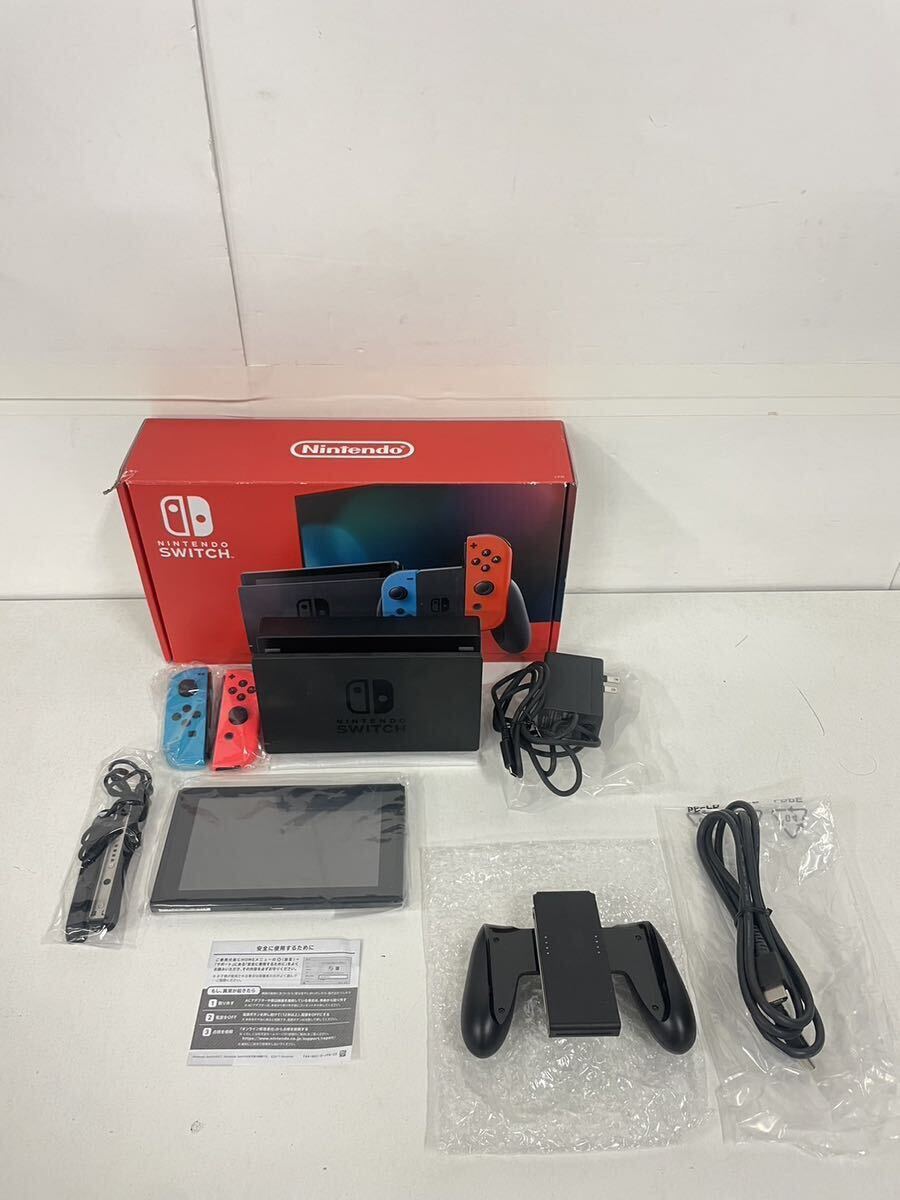 Nintendo ニンテンドー スイッチ Switch HAC-001（-01） ゲーム ゲーム機 任天堂【NK5658】_画像1