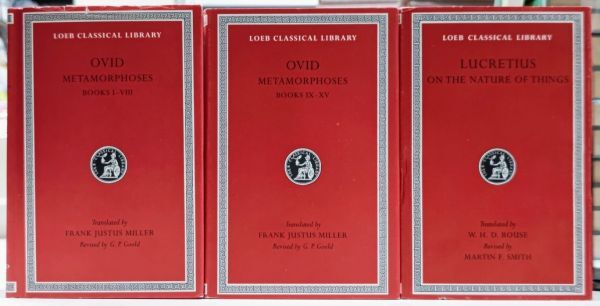 y0110-6. LOEB CLASSICAL LIBRARY 3冊/ローブ・クラシカルライブラリー/洋書/哲学/思想/詩/古典/ OVID METAMORPHOSES / LUCRETIUS_画像2