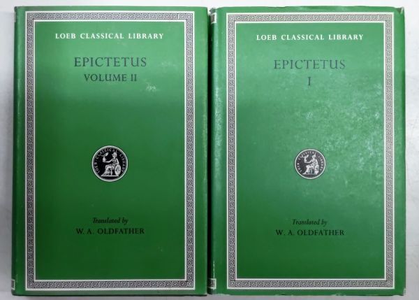 y0110-2. LOEB CLASSICAL LIBRARY EPICTETUS Vol.1~2/エピクテトス/古代ギリシア/哲学/思想/ローブ・クラシカルライブラリー/洋書_画像2