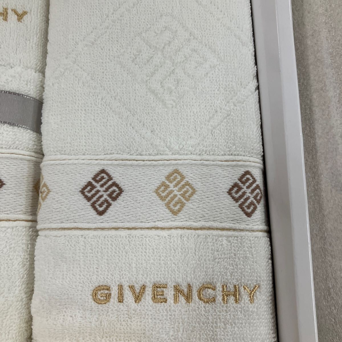 GIVENCHY ジバンシー ジバンシィ フェイスタオル ゲストタオル 4枚セット_画像3