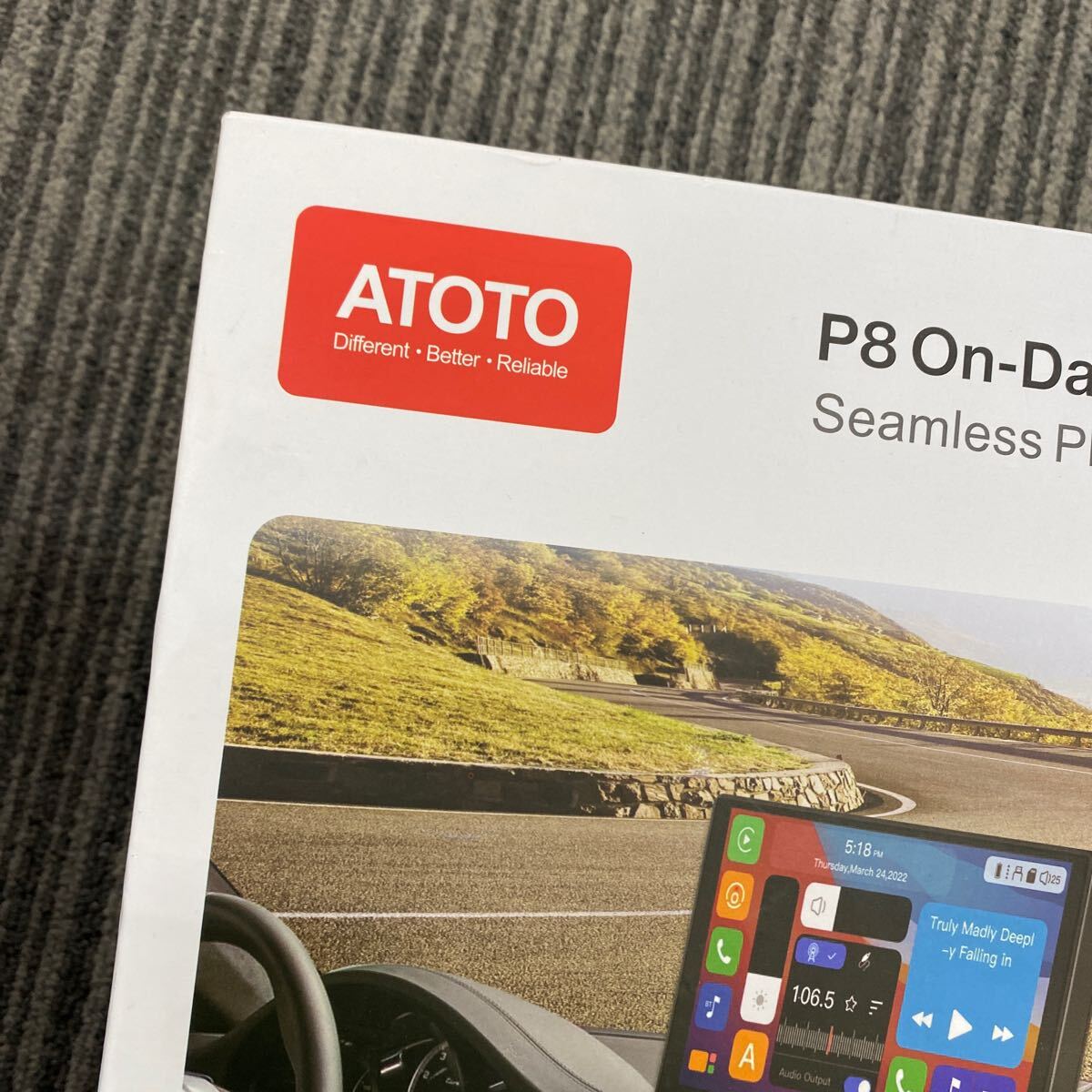 03488 未使用品 ATOTO P8 ワイヤレスポータブル 7 タッチスクリーン カーGPSナビ、ワイヤレス 車載カーナビ の画像3