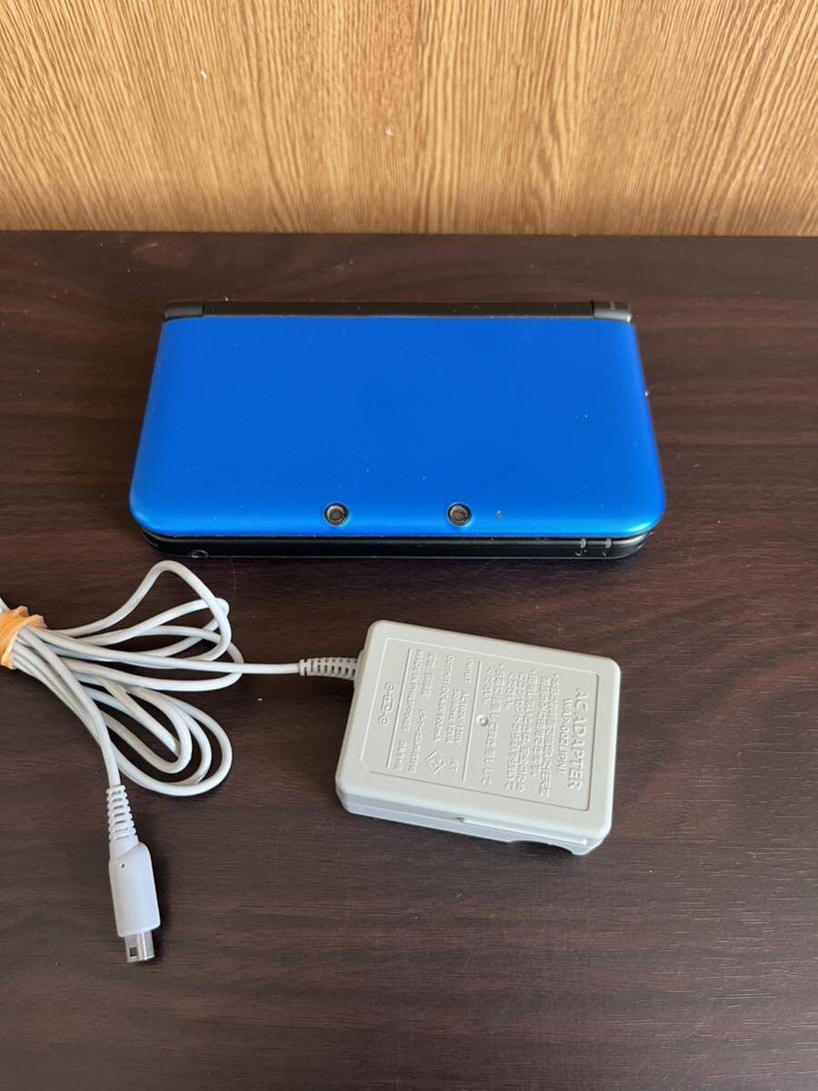 Nintendo 3DSLL SPR-001 ブルー　感動品　美品　清掃済み　アダプター付き_画像1