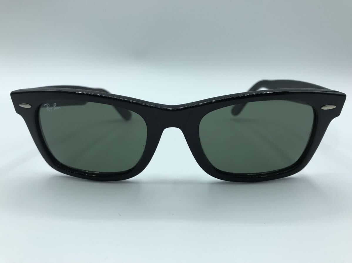 【希少】【未使用に近い】ウェイファーラースクエアRay-Ban レイバン RB2151-A 901 52□21 3N WAYFARER SQUARE /黒_画像3