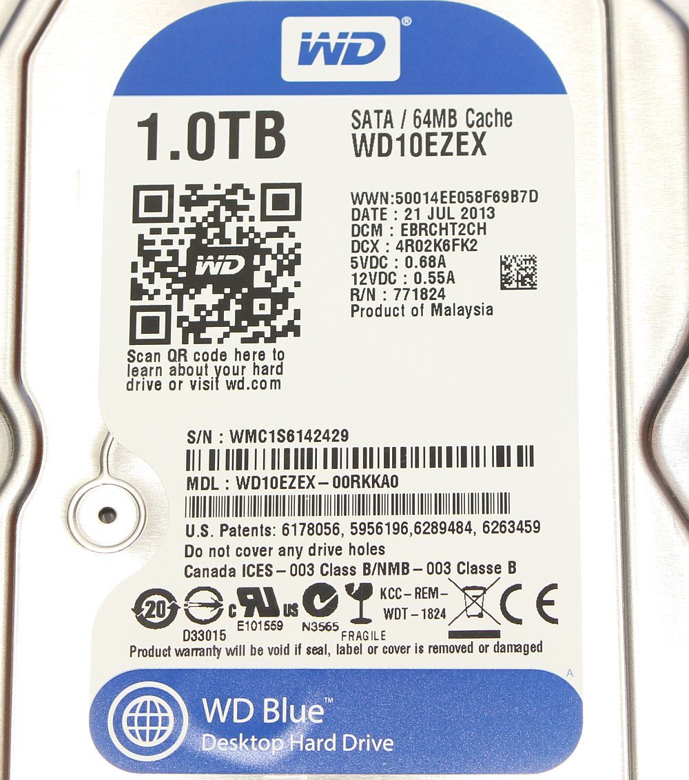 Western Digital Blue WD10EZEX 1TB/SATA600_画像3