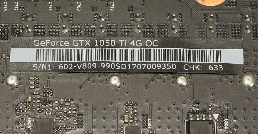 MSI GeForce GTX 1050 Ti 4G OC / GeForce GTX 1050 Ti 4GB GDDR5 DVI/HDMI/DPの画像6