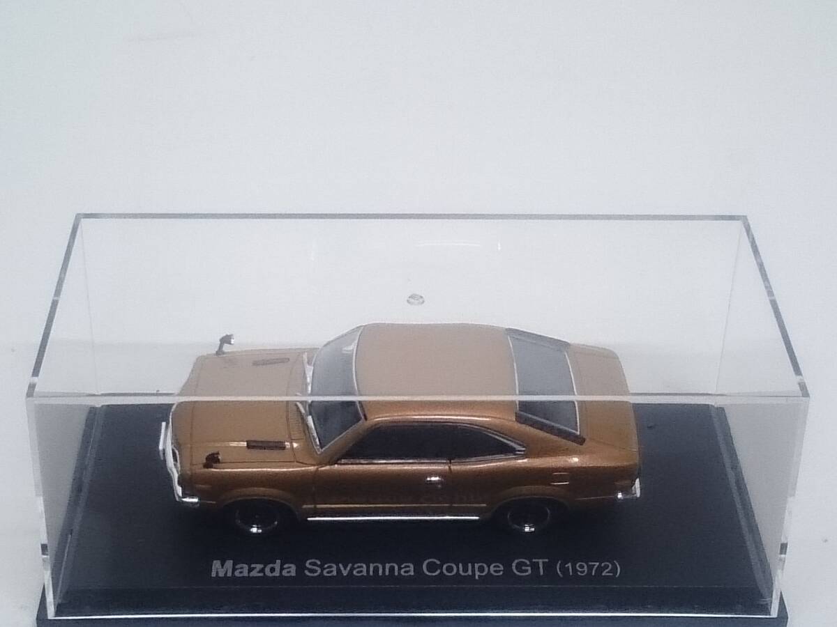 ○38 アシェット 書店販売 国産名車コレクション VOL.38 マツダ サバンナ クーペGT Mazda Savanna Coupe GT (1972) ノレブ マガジン付の画像4