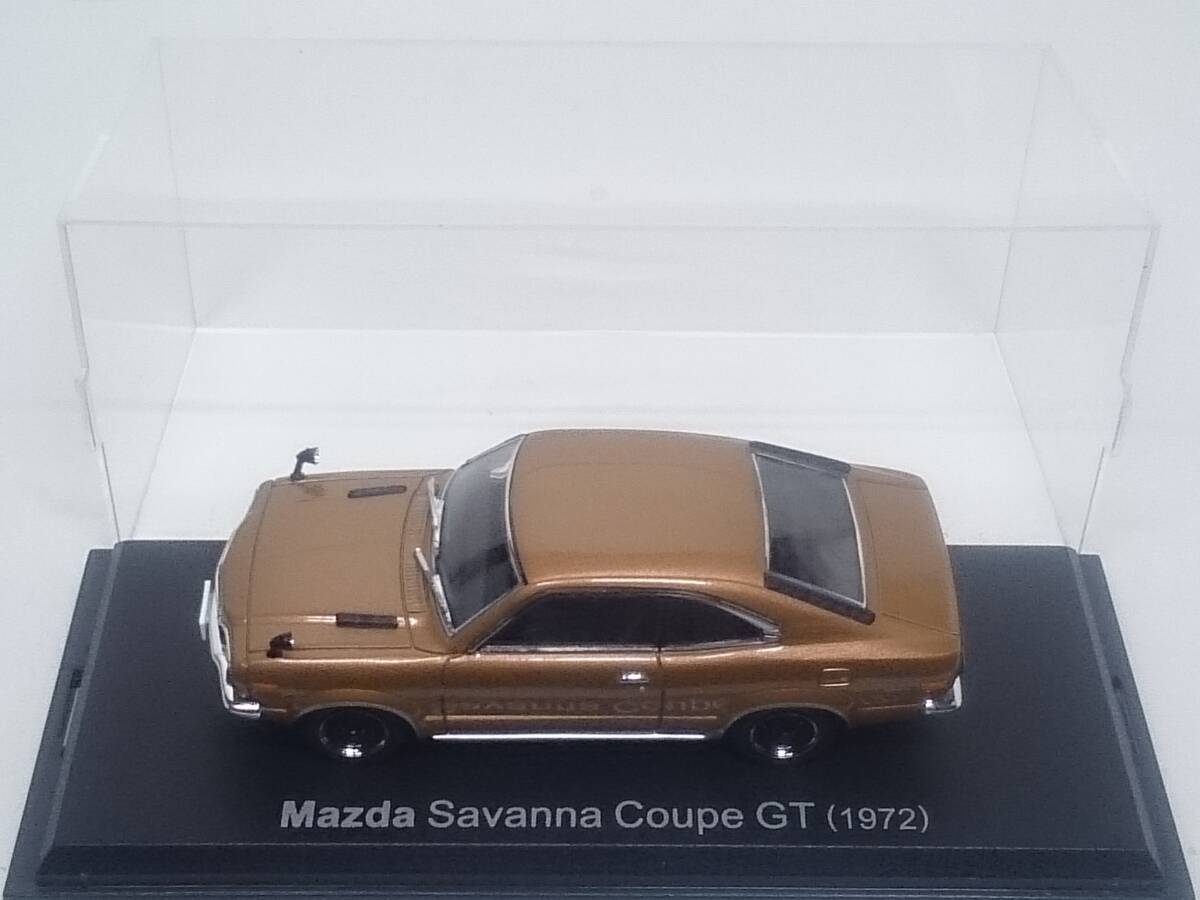 ○38 アシェット 書店販売 国産名車コレクション VOL.38 マツダ サバンナ クーペGT Mazda Savanna Coupe GT (1972) ノレブ マガジン付の画像5