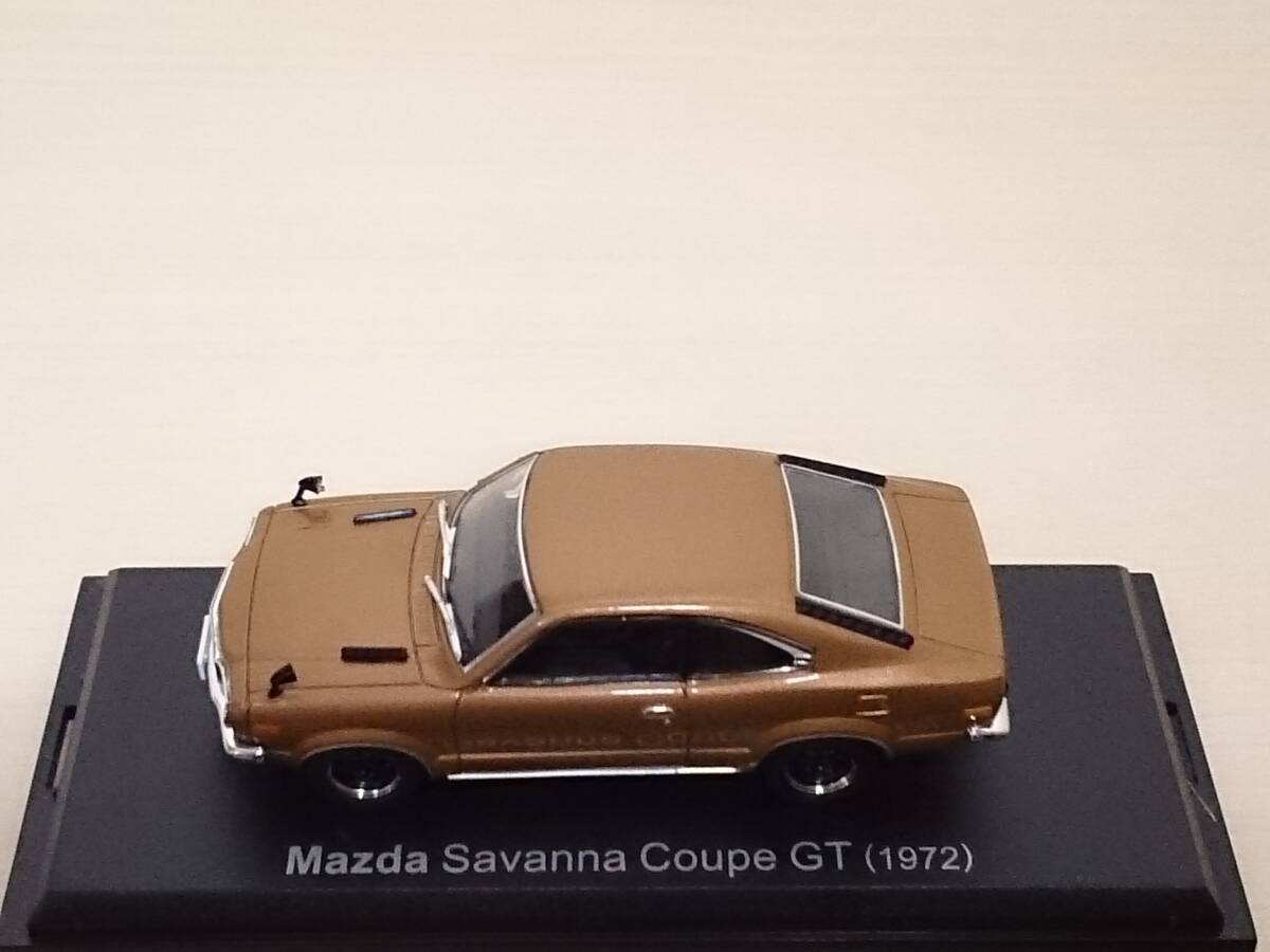 ○38 アシェット 書店販売 国産名車コレクション VOL.38 マツダ サバンナ クーペGT Mazda Savanna Coupe GT (1972) ノレブ マガジン付の画像6