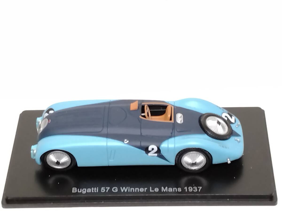 ◆アシェット 定期購読特典 ル・マン24時間レース カーコレクション 1/43 ブガッティ 57 G Bugatti 57 G Winner Le Mans 1937の画像6