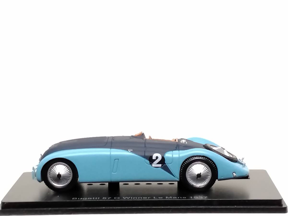 ◆アシェット 定期購読特典 ル・マン24時間レース カーコレクション 1/43 ブガッティ 57 G Bugatti 57 G Winner Le Mans 1937の画像8