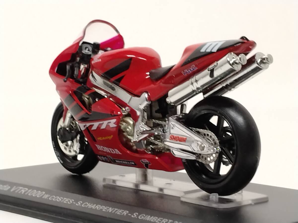 ●60 デアゴスティー二 1/24 隔週刊チャンピオン・バイク・コレクション No.60 Honda VTR1000 コステ シャルパンティエ ジンバート組 2000_画像7