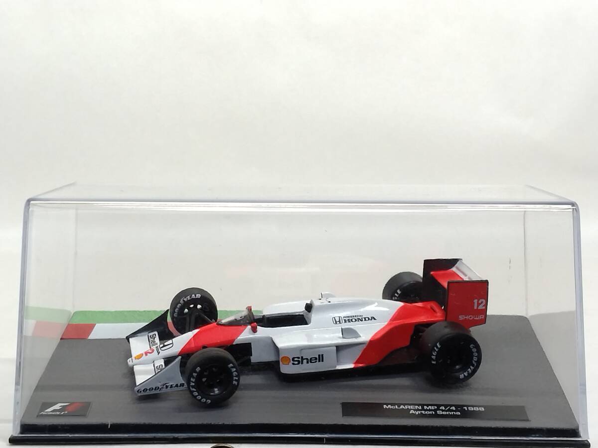 ○01 デアゴスティーニ 書店販売 隔週刊F1マシンコレクション No.1 マクラーレンホンダ MP4/4 McLAREN HONDA MP44〈アイルトン・セナ〉1988の画像4