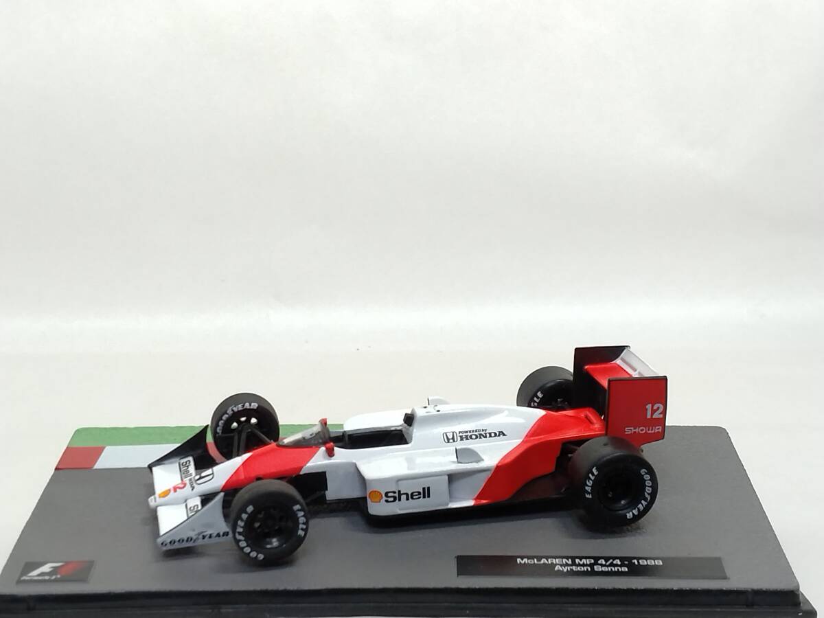 ○01 デアゴスティーニ 書店販売 隔週刊F1マシンコレクション No.1 マクラーレンホンダ MP4/4 McLAREN HONDA MP44〈アイルトン・セナ〉1988の画像6