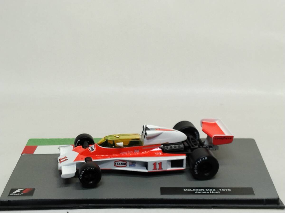 ●16 DeA デアゴスティー二 隔週刊F1マシンコレクションNo.16 マクラーレン M23 McLAREN James Hunt〈ジェームス・ハント〉1976 IXOの画像4