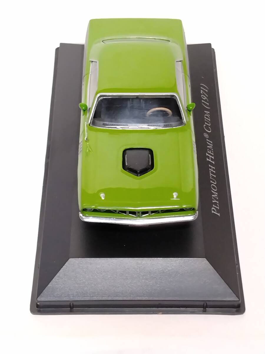 ○08 DeA デアゴスティーニ 隔週刊アメリカンカーコレクション1/43 No.8 プリムス へミ クーダ PLYMOUTH HEMI CUDA (1971)の画像9