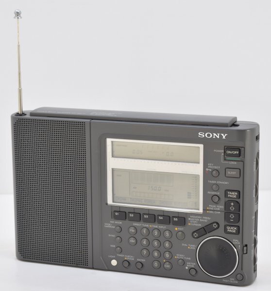 美品 SONY ソニー ICF-SW77 ワールドバンドレシーバー ラジオ WORLD BAND RECEIVER BCLラジオ FMステレオ AM LW MW SW 動作品 Hb-319M_画像1