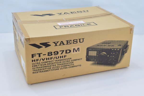  unused completion goods YAESU Yaesu FT-897 DM all mode transceiver HF 50 144 430MHz manual original box Yaesu wireless armature FT-897M Hb-311M