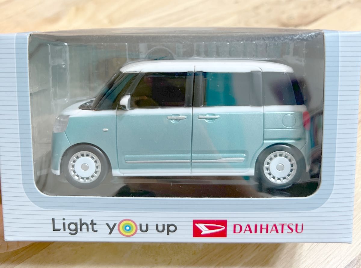 ムーヴキャンバス ダイハツ ミニカー DAIHATSU CANBUS プルバックカー ミントブルー レイクブルー