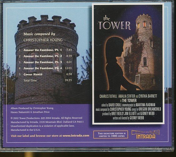 JA721●クリストファー・ヤング(Christopher Young)「THE TOWER サウンドトラック」CD /INTRADA イントラーダの画像2