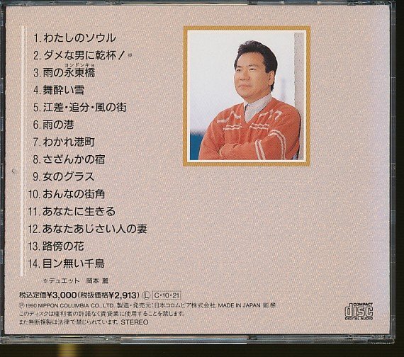 JA702●大川栄策「全曲集 わたしのソウル」CD_画像2