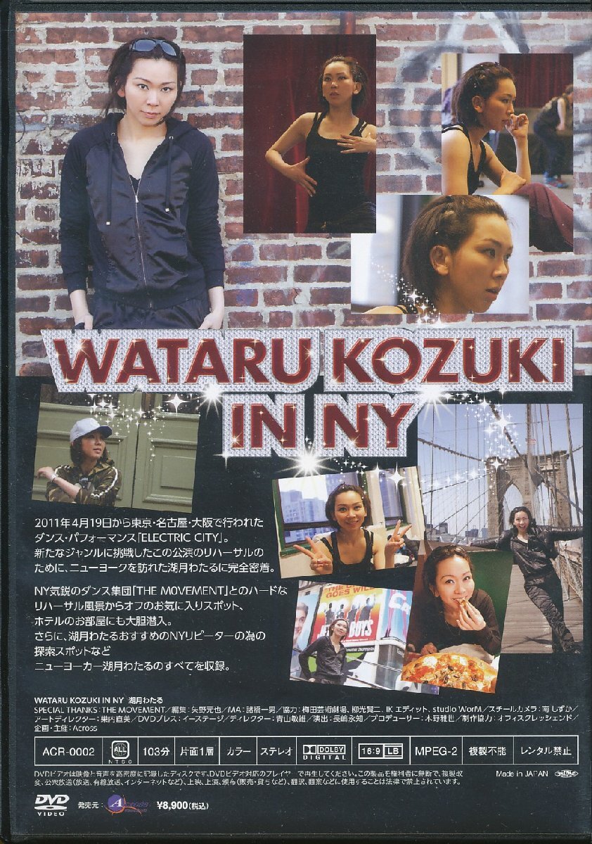 K152●湖月わたる「Wataru Kozuki IN NY イン・ニューヨーク」DVD_画像2