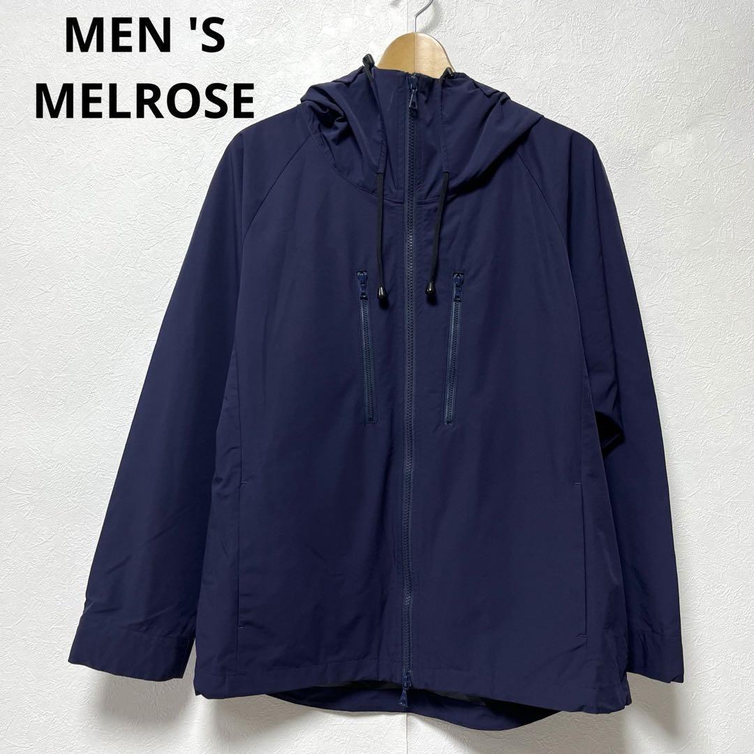 MEN 'S MELROSE メンズ　ナイロンジャケット ネイビー　サイズ3_画像1