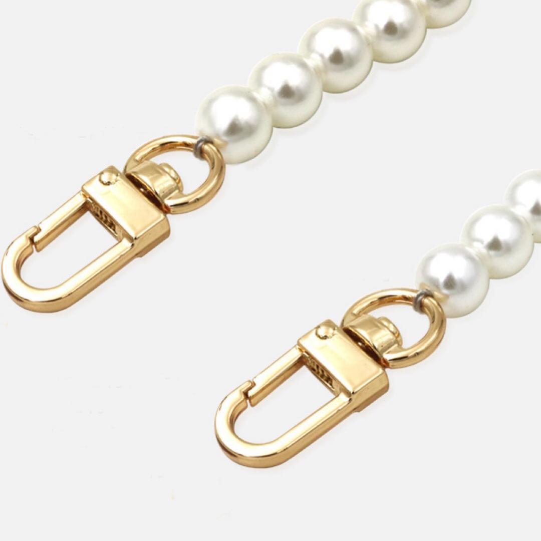  conditions attaching half-price hand strap hand through . possibility pearl 28cm Gold metal fittings 