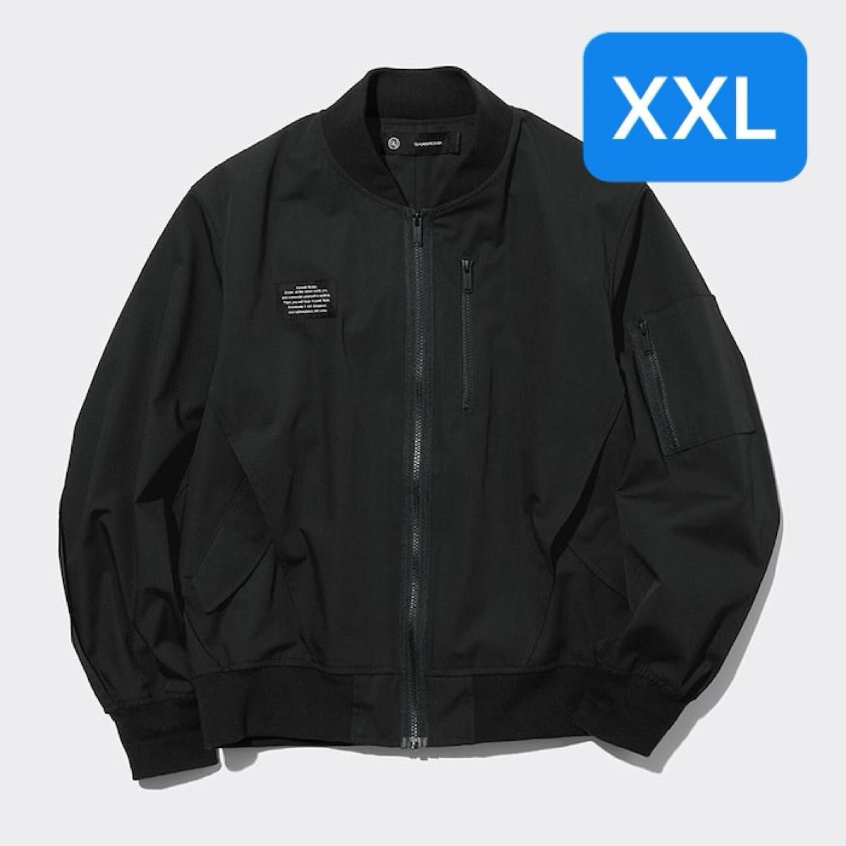 送料無料 新品 完売 GU UNDERCOVER リブブルゾン XXL ブラック GU UNDERCOVER リブブルゾン XXL オンライン限定サイズ ブラック