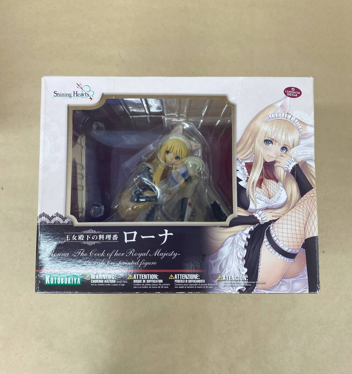 ★ R903 / 未開封品 KOTOBUKIYA Shining Hearts 皇女殿下の料理番 ローナ 1/6スケール塗装済み完成品 ★_画像1