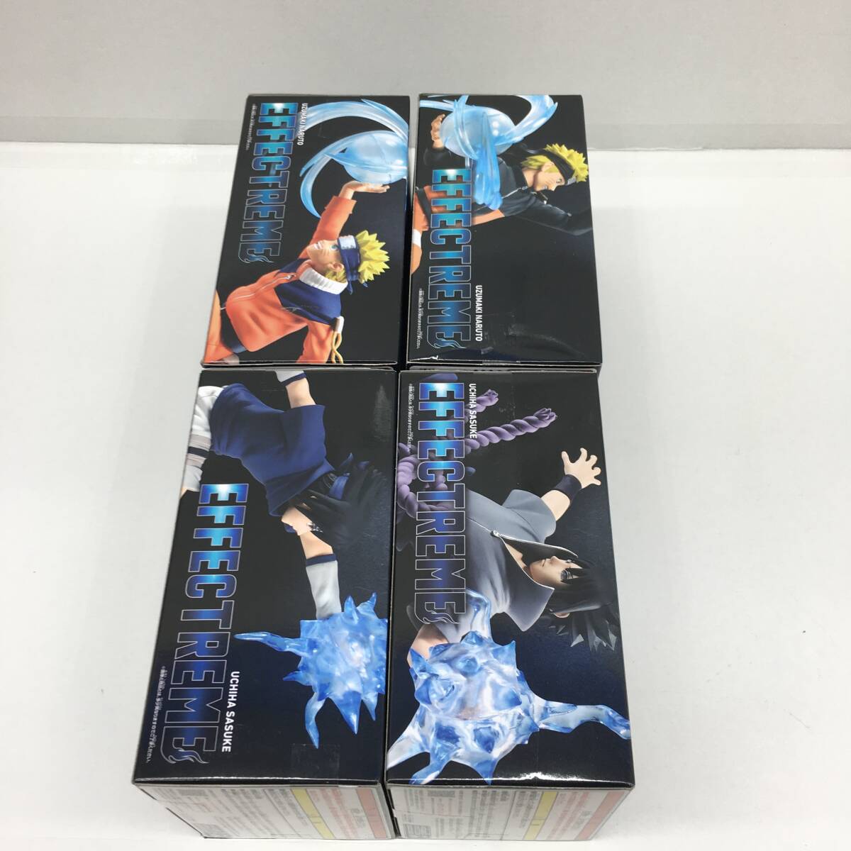 △【T622】未開封品 バンダイ 『NARUTO -ナルト- EFFECTREME シリーズ フィギュア 4体セット うずまきナルト うちはサスケ 』△_画像4