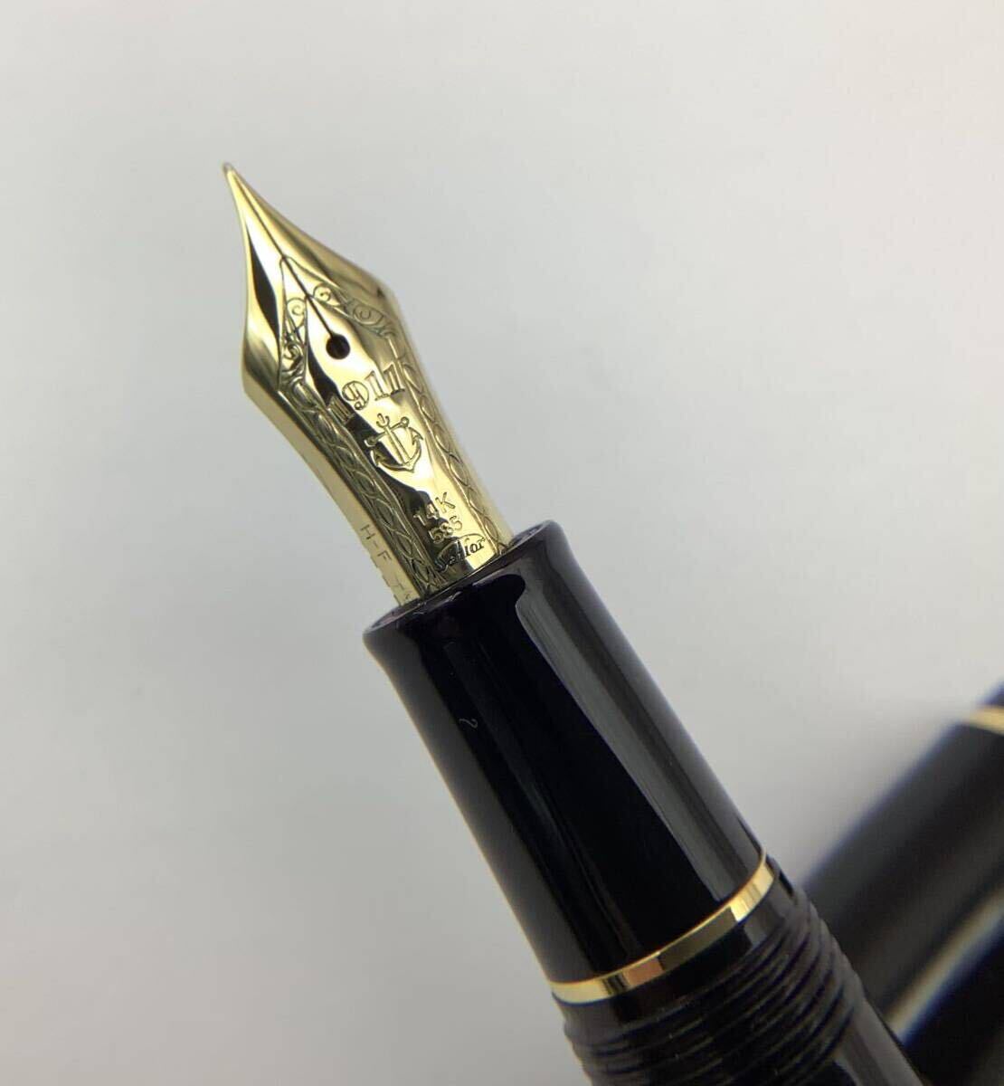 41 万年筆 SAILOR セーラー FOUNDED 1911 ペン先 14K 585 H-F 筆記用具 文房具_画像2