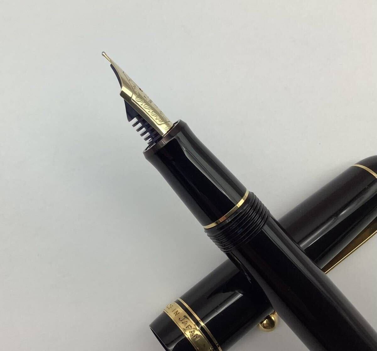 30 万年筆 PILOT パイロット CUSTOM 74 カスタム ペン先 14K 585 5 M 筆記用具 文房具_画像5