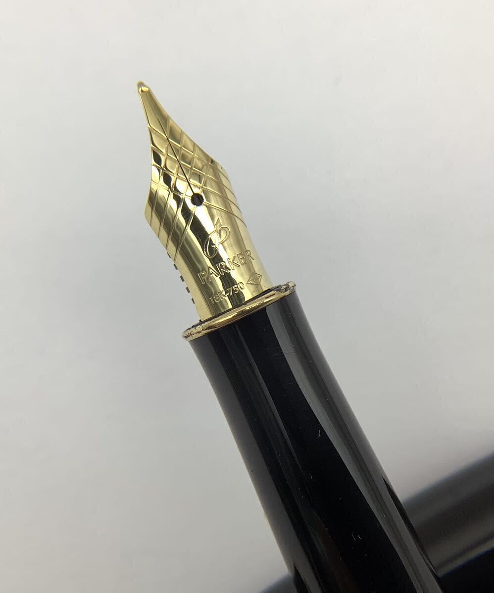 47 万年筆 PARKER パーカー SONNET ソネット ペン先 18K 750 F 筆記用具 文房具_画像2