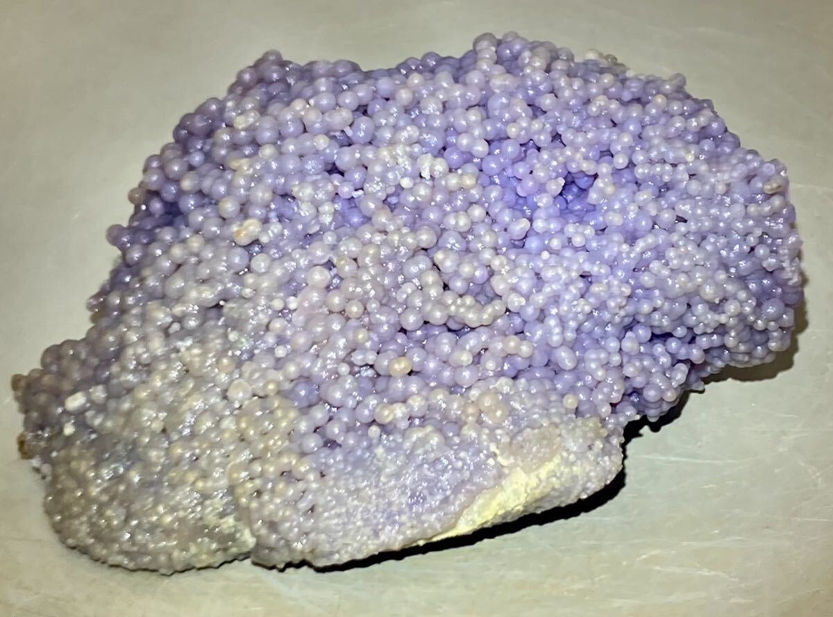 インドネシア スラウェシ島産大きな天然グレープアゲート結晶501g大人気石^ ^の画像4