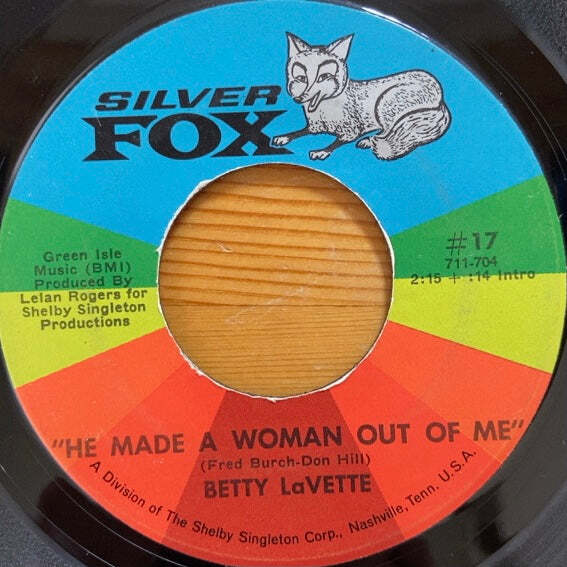 BETTY LAVETTE HE MADE A WOMAN OUT OF ME / NEARER TO YOU 45's 7インチ_画像1