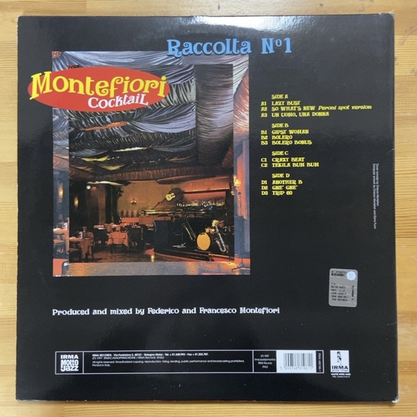 MONTEFIORI COCKTAIL RACCOLTA N1 LPの画像2
