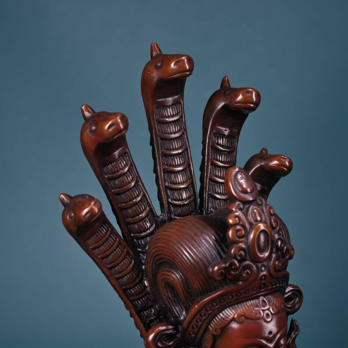 お試し価格！】 銅製 チベット密教 清代 中國 仏教古美術 高レリーフ