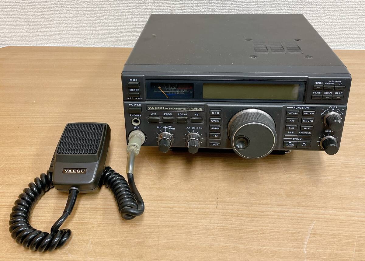 *[YAESU* Yaesu transceiver FT-840S weight 4.7kg] amateur radio / transceiver / Junk /A63-198