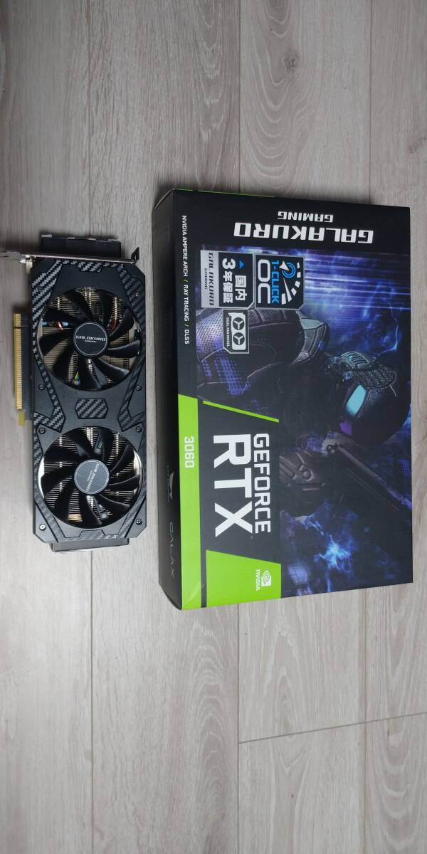 [美品]玄人志向 NVIDIA GeForce RTX3060_画像1