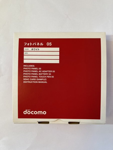 AN24-130 unused goods NTT docomo DoCoMo photo panel 05 white digital photo frame 