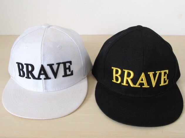 ★ BRAVE キャップ　BBM 帽子　刺繍　3個セット フリーサイズ ★_画像3