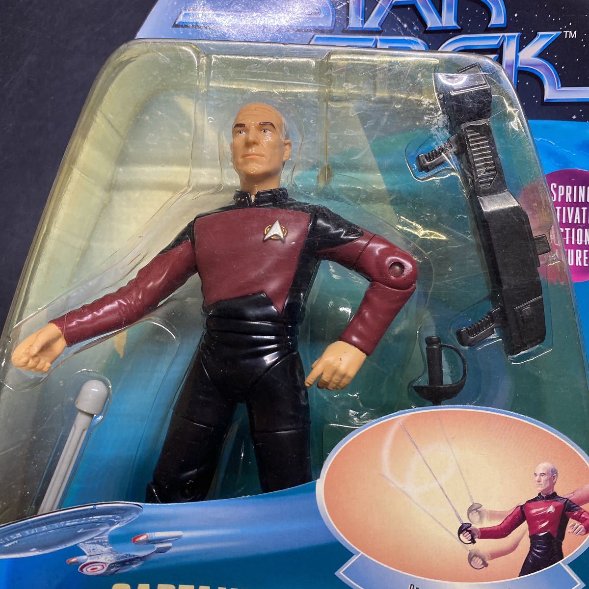 未開封 STAR TREK スタートレック JAMES KIRK/Starfleet academy 宇宙 艦隊 アカデミー フィギュア 4種セット Playmates 稀少 激レアの画像4