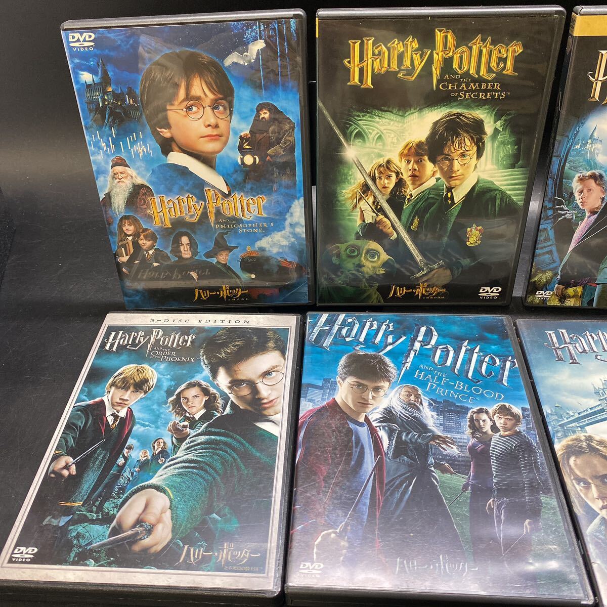 DVD ハリーポッター シリーズ 8作品 セット 賢者の石〜死の秘宝Part2 中古 稀少 映画 Harry Potter ハリポタ 洋画_画像2