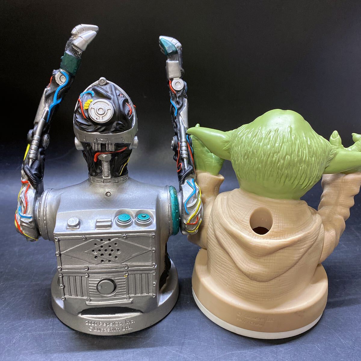 現状品 STARWARS スターウォーズ グッズ まとめて フィギュア ペプシボトルキャップ C-3PO ヨーダ スナッククリップ カード 手帳 他 稀少の画像4