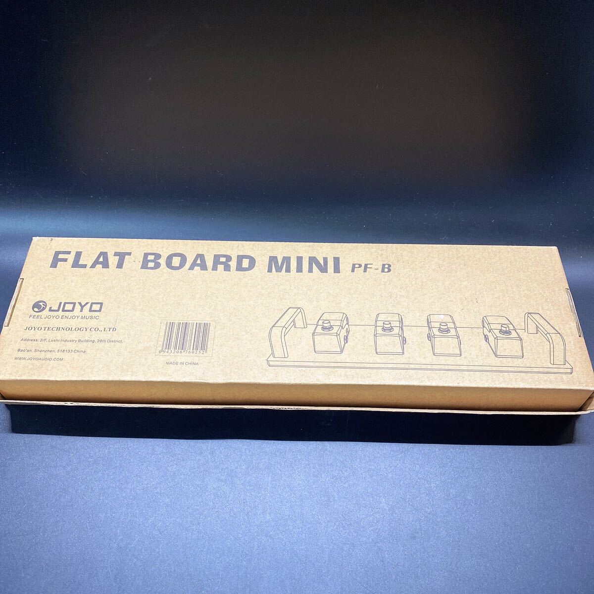 新品 JOYO アルミ合金製 ペダルボード PF-B FLAT BOARD MINI 音楽器具 未使用 稀少の画像3