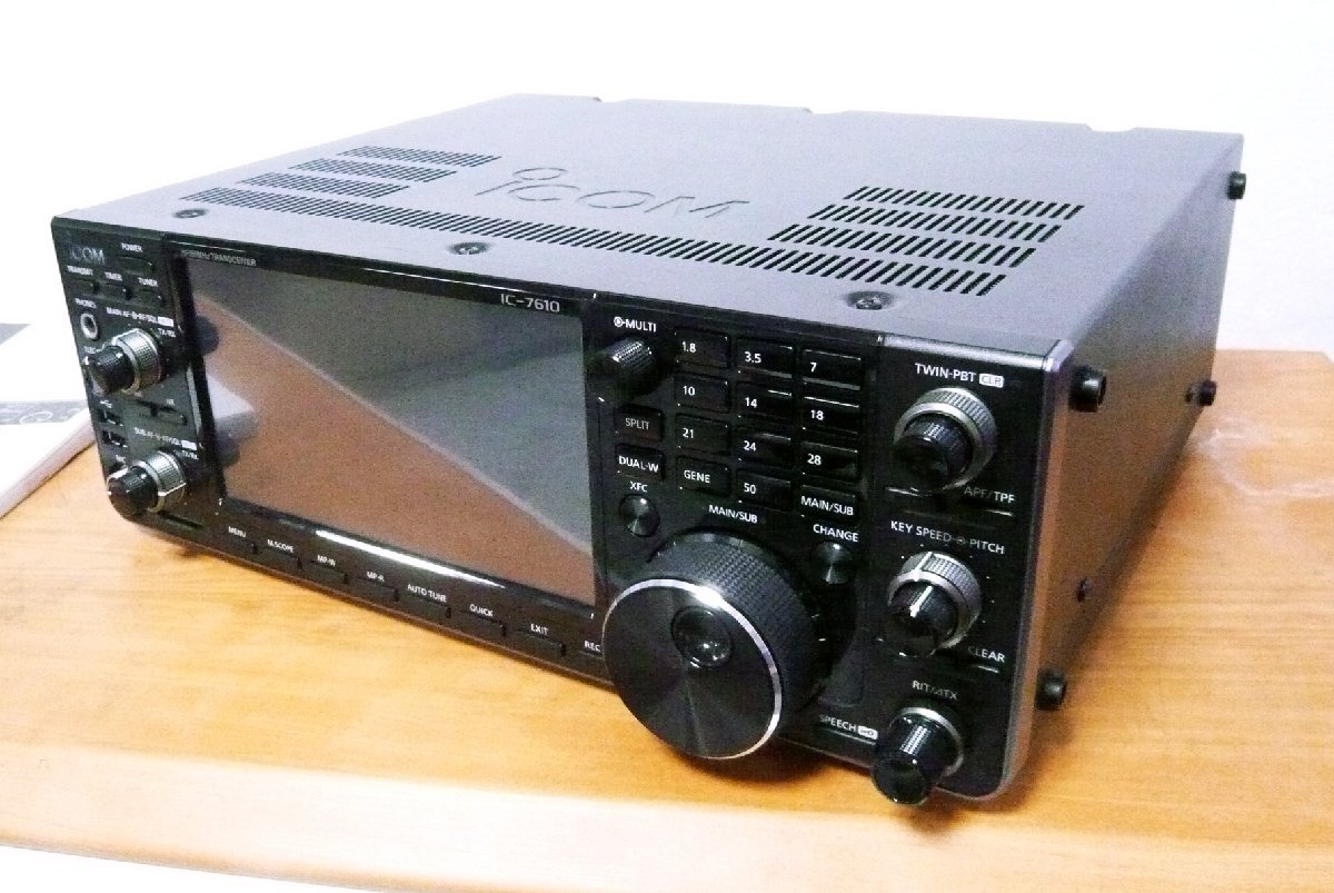 ICOM 定評ある実戦機「IC-7610 / 100W 」ＨＦ～50MHz （ファームウェア・最新のVer.1.41）極上に近い中古品の画像3