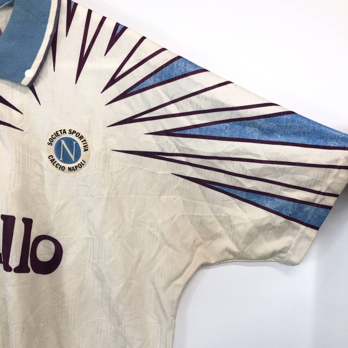 アンブロ UMBRO ナポリ1992/93シーズン アウェイユニフォーム ゲームシャツ 半袖 イングランド製